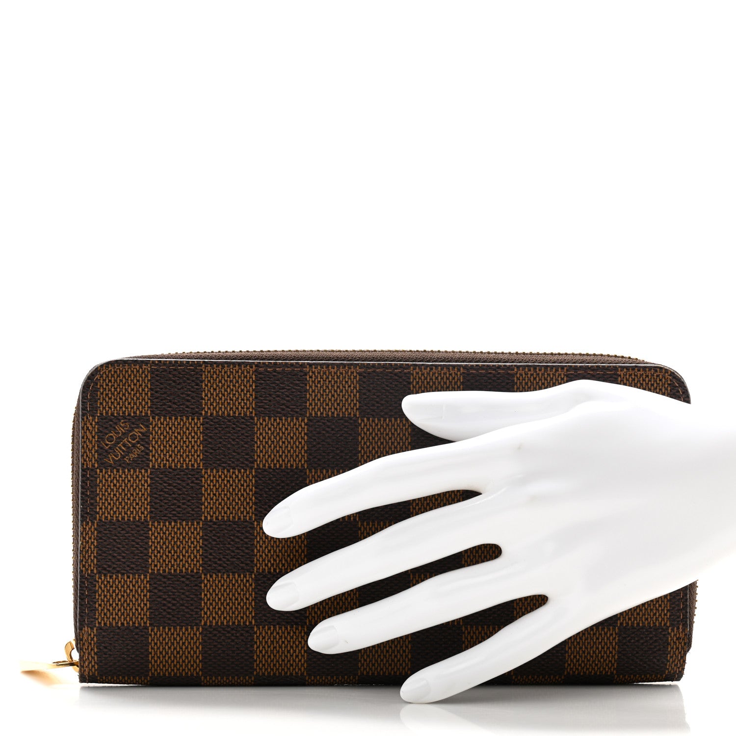 Louis Vuitton Damier Ebene Zippy Wallet 2 of 11