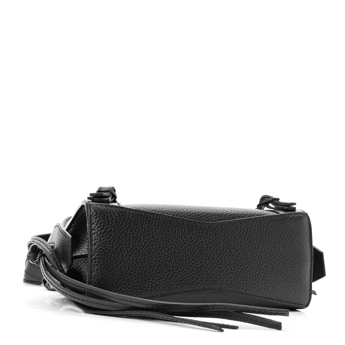 Grained Calfskin Neo Classic Black Hardware Nano City Crossbody Black