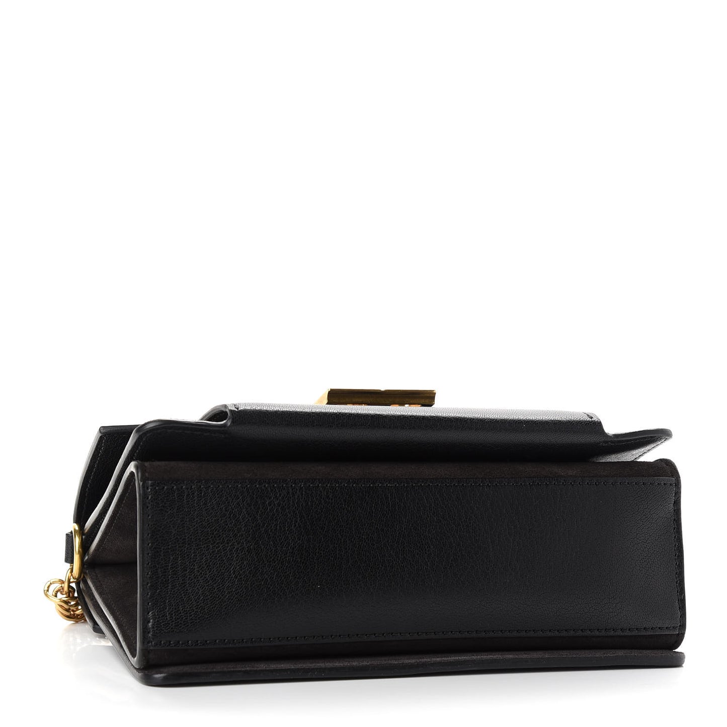 Goatskin Suede Small GV3 Shoulder Bag Black