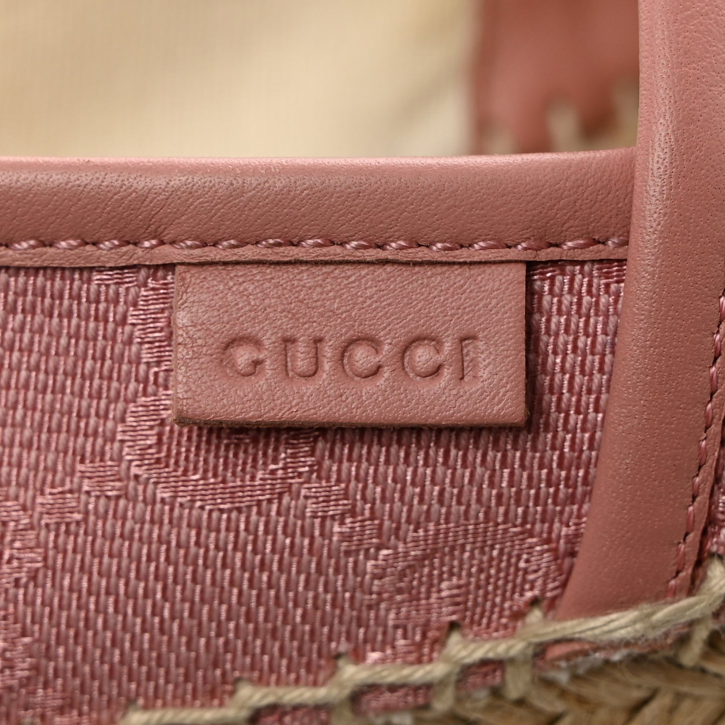 Monogram Espadrilles 37 Soft Pink