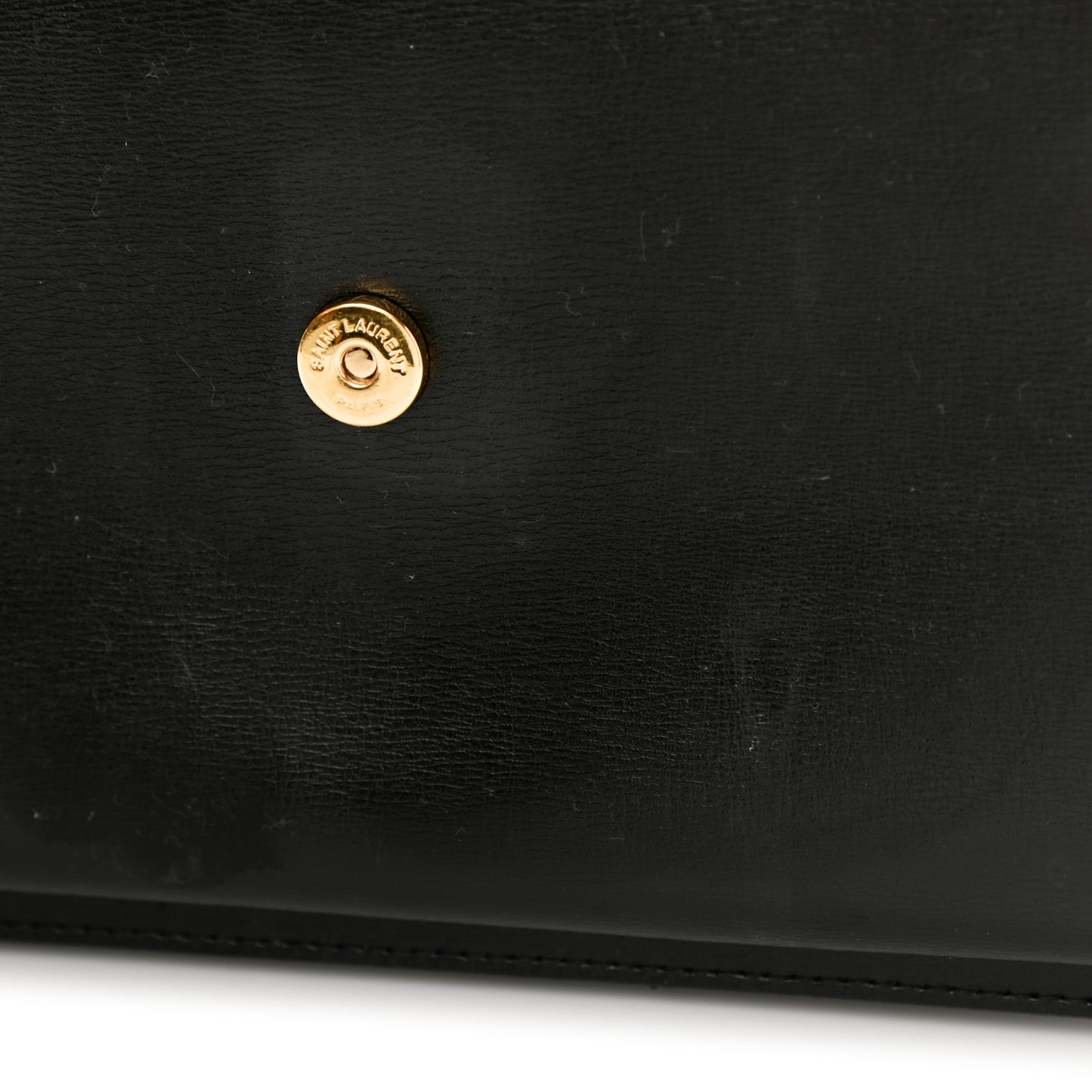 Smooth Calfskin Medium Monogram Sunset Satchel Black