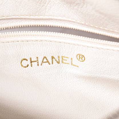 Chanel Lambskin Chevron Tassel Camera Case White 6 of 21