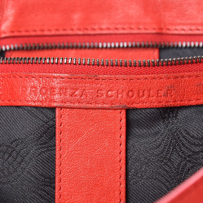Proenza Schouler Lambskin PS1 Large Satchel Lipstick Red 8 of 16