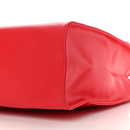 Telfar Vegan Leather Medium Shopping Bag Red 9 of 9