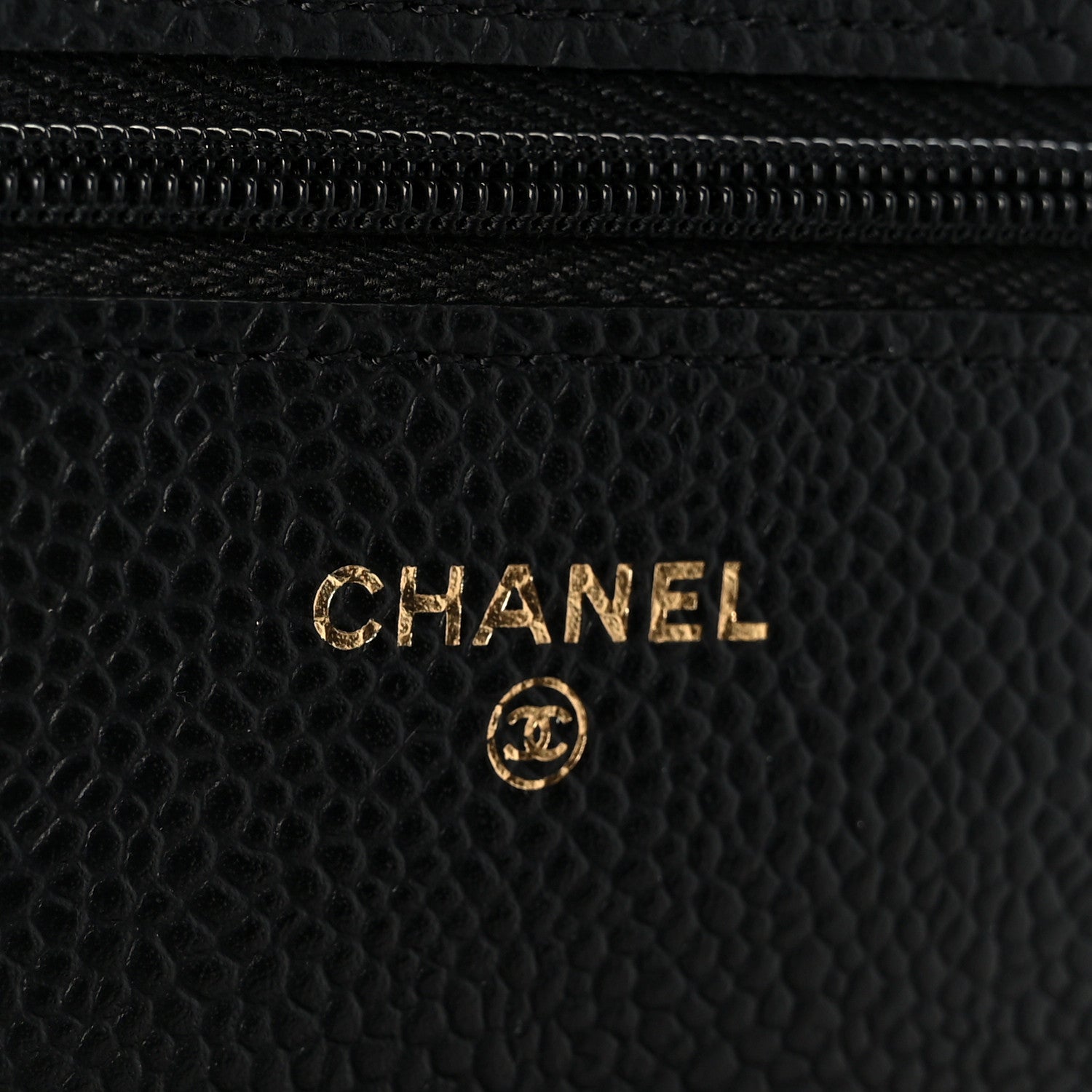 Chanel Caviar Quilted Wallet on Chain WOC Black 6 of 12