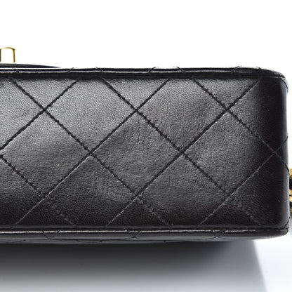 Chanel Lambskin Quilted Small Double Flap Black 11 of 13