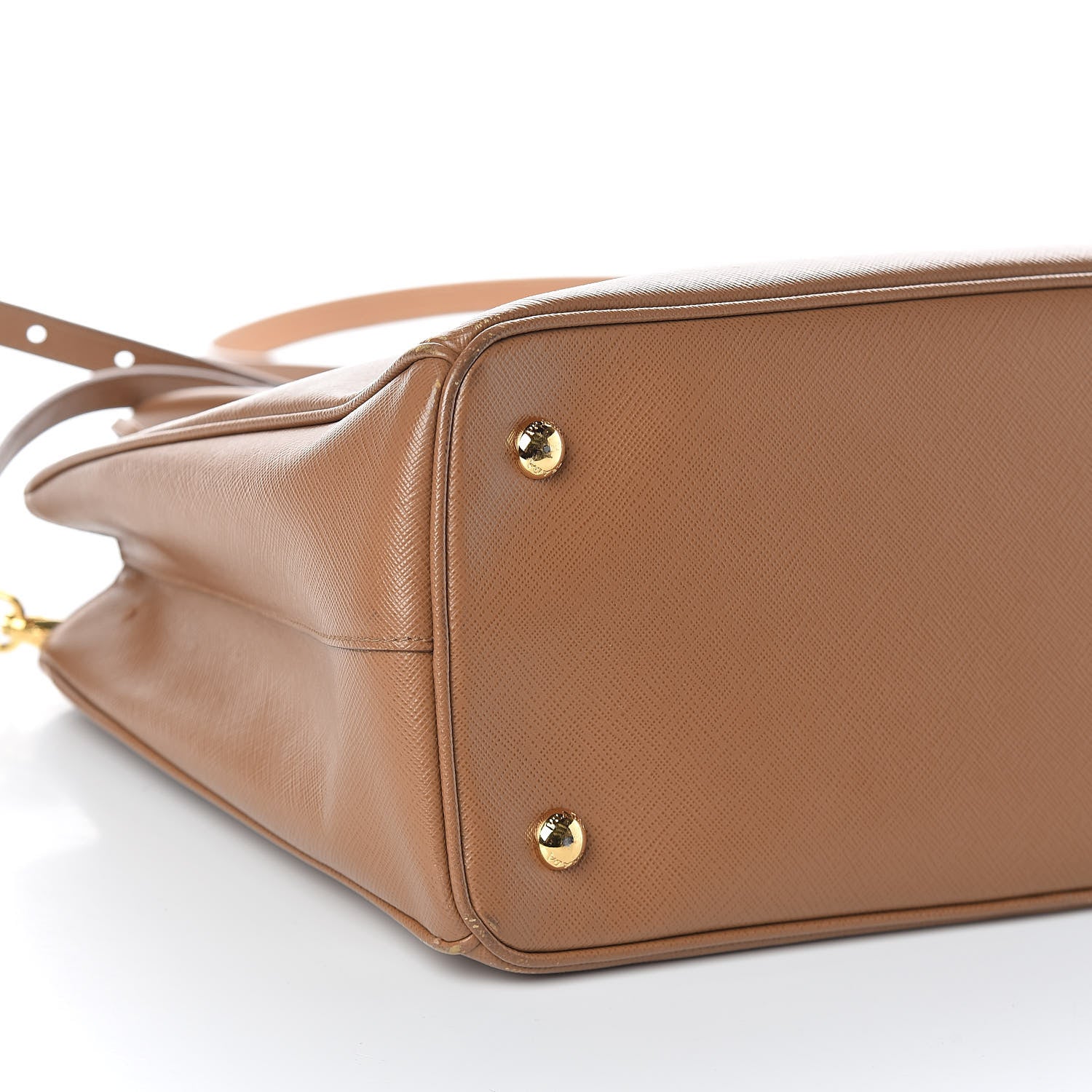 Prada Saffiano Lux Medium Tote Caramel 8 of 13