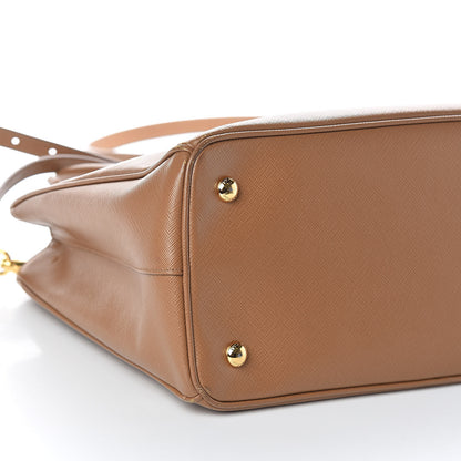 Prada Saffiano Lux Medium Tote Caramel 8 of 13