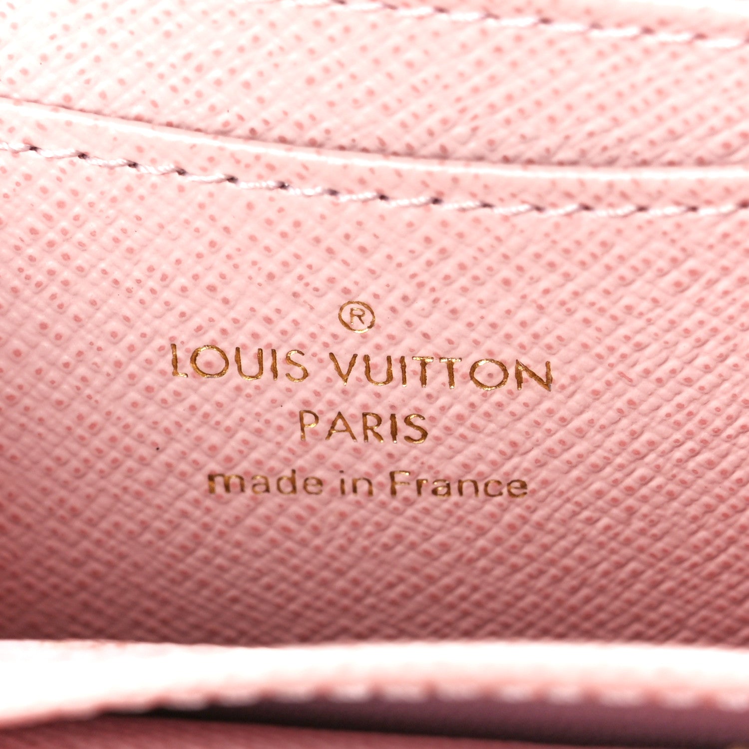 Louis Vuitton Damier Ebene Studded Zippy Coin Purse Rose Ballerine 6 of 10