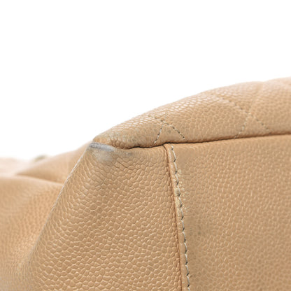 Chanel Caviar Quilted Grand Shopping Tote GST Beige Clair 9 of 23