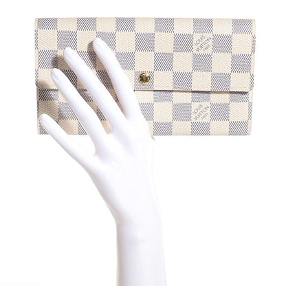 Louis Vuitton Damier Azur Sarah Wallet 2 of 7