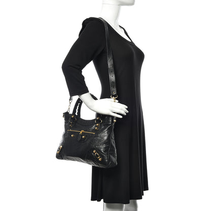Balenciaga Agneau Giant 12 Gold Hardware Town Black 2 of 9