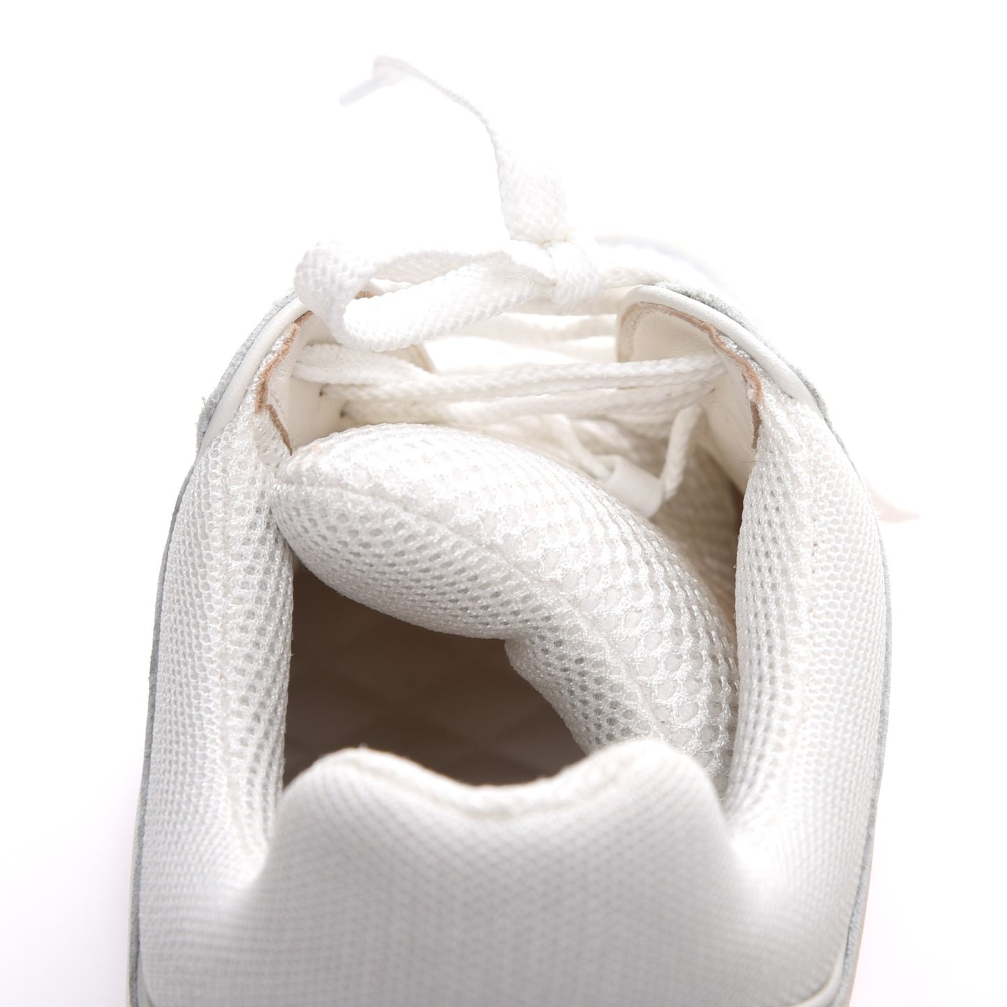 Suede Calfskin CC Sneakers 37 White Pink Green