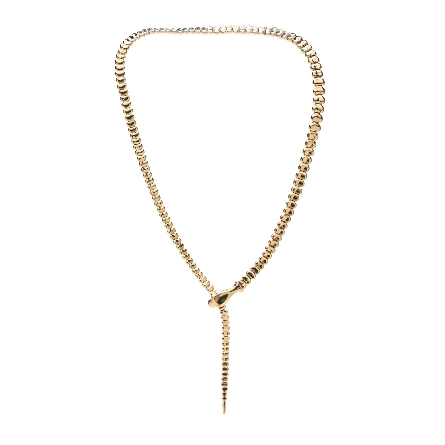 Tiffany 18K Yellow Gold Elsa Peretti Snake Necklace 3 of 6