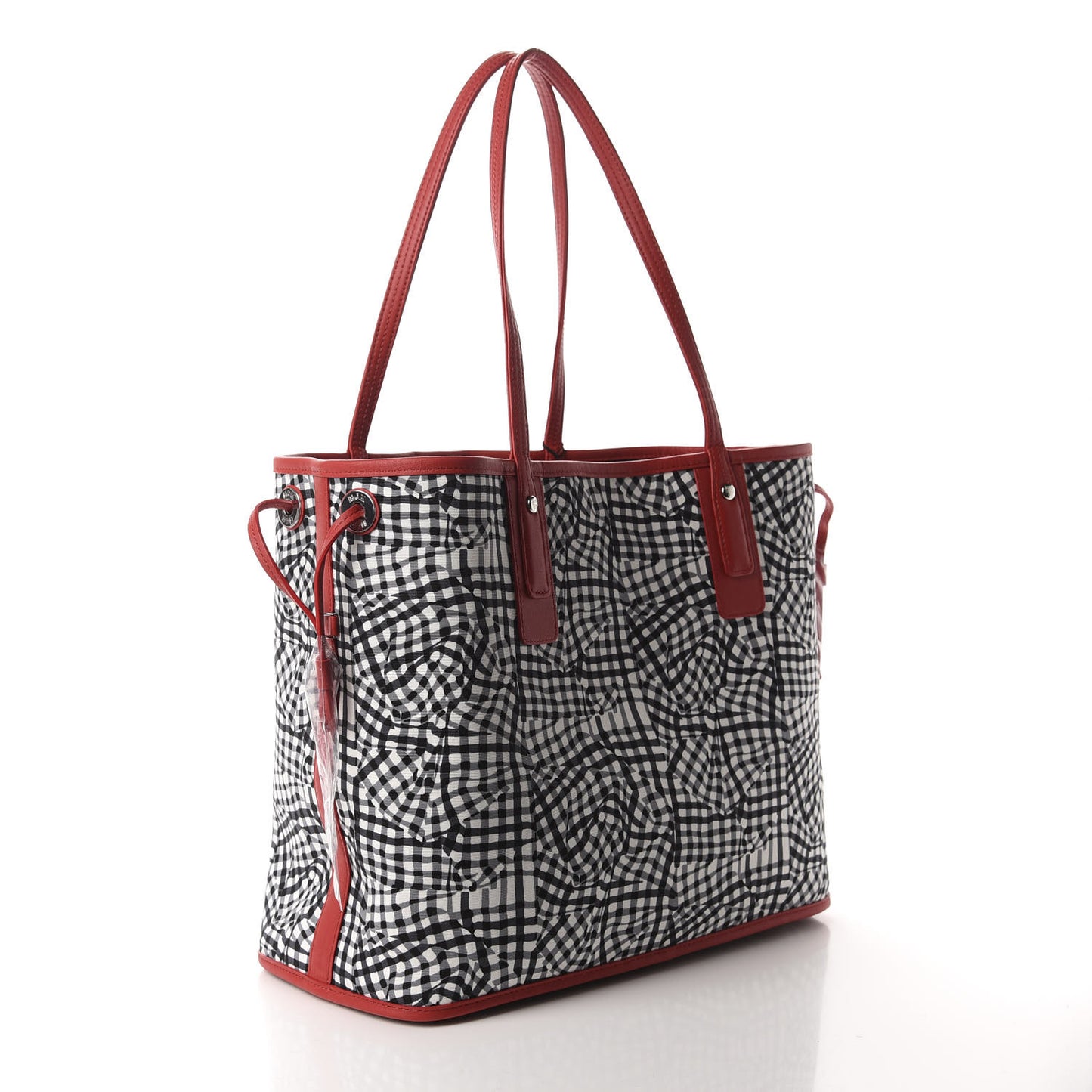 Visetos Medium Liz Reversible Shopper Tote Black Red