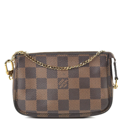 Louis Vuitton Damier Ebene Mini Pochette Accessories 1 of 14