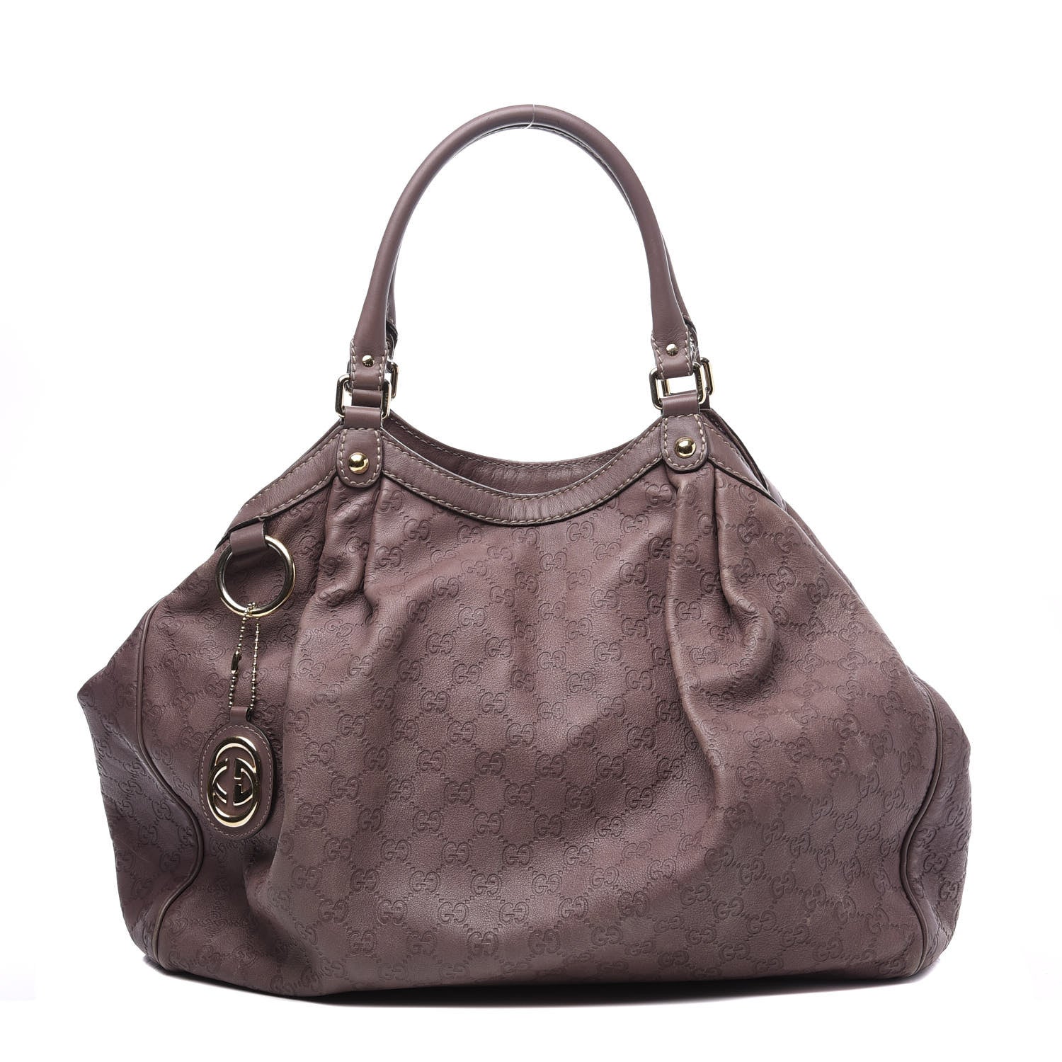 Gucci Guccissima Large Sukey Tote Mauve 1 of 13