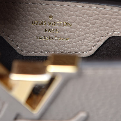 Louis Vuitton Taurillon Python Capucines PM Galet 7 of 7