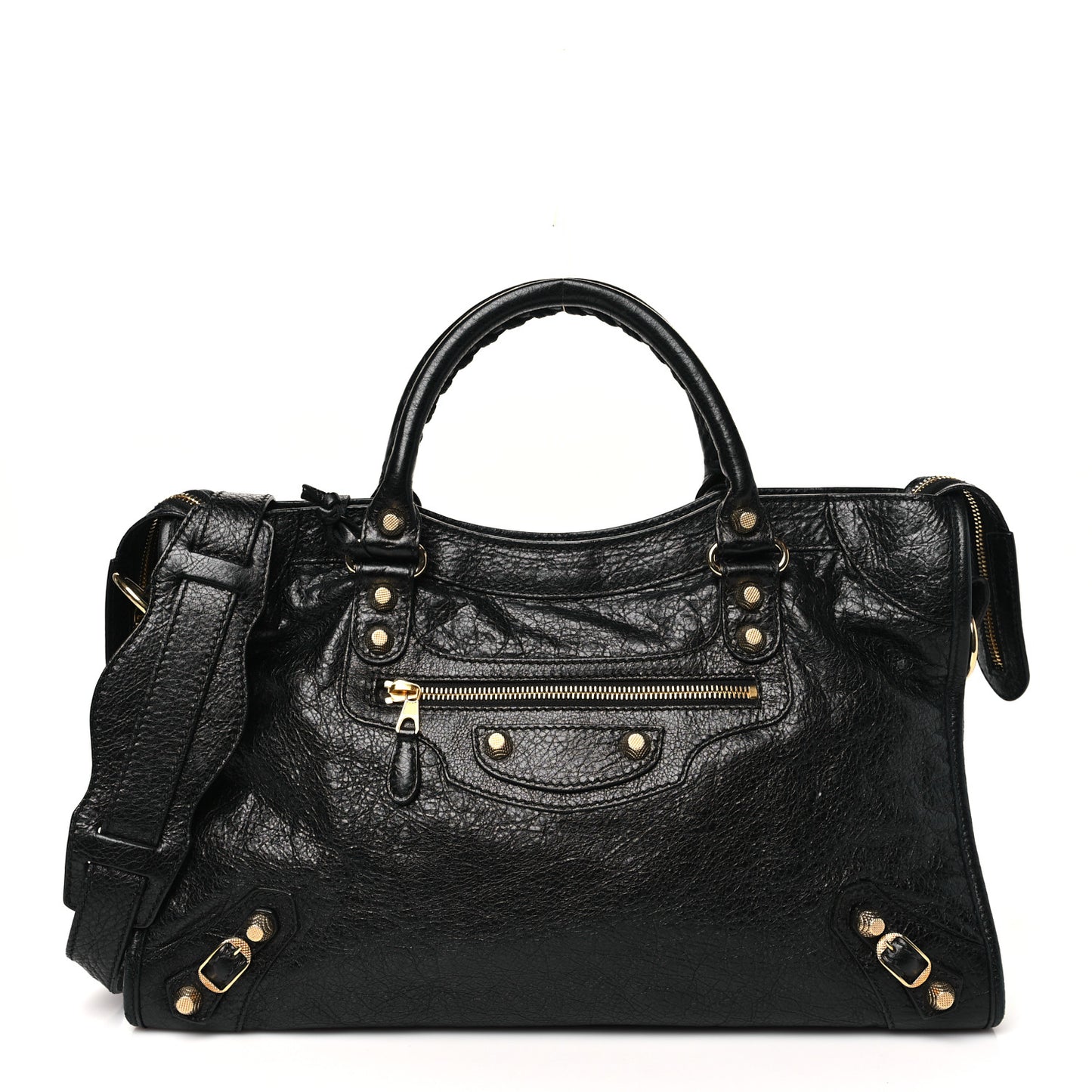 Agneau Giant 12 Gold Hardware City Black