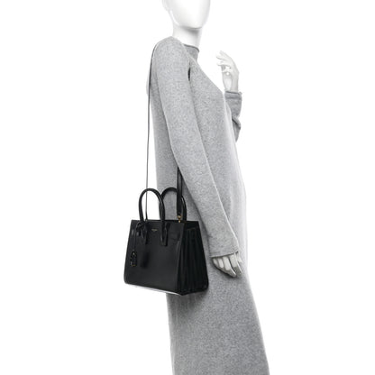 Saint Laurent Calfskin Baby Sac De Jour Black 2 of 11