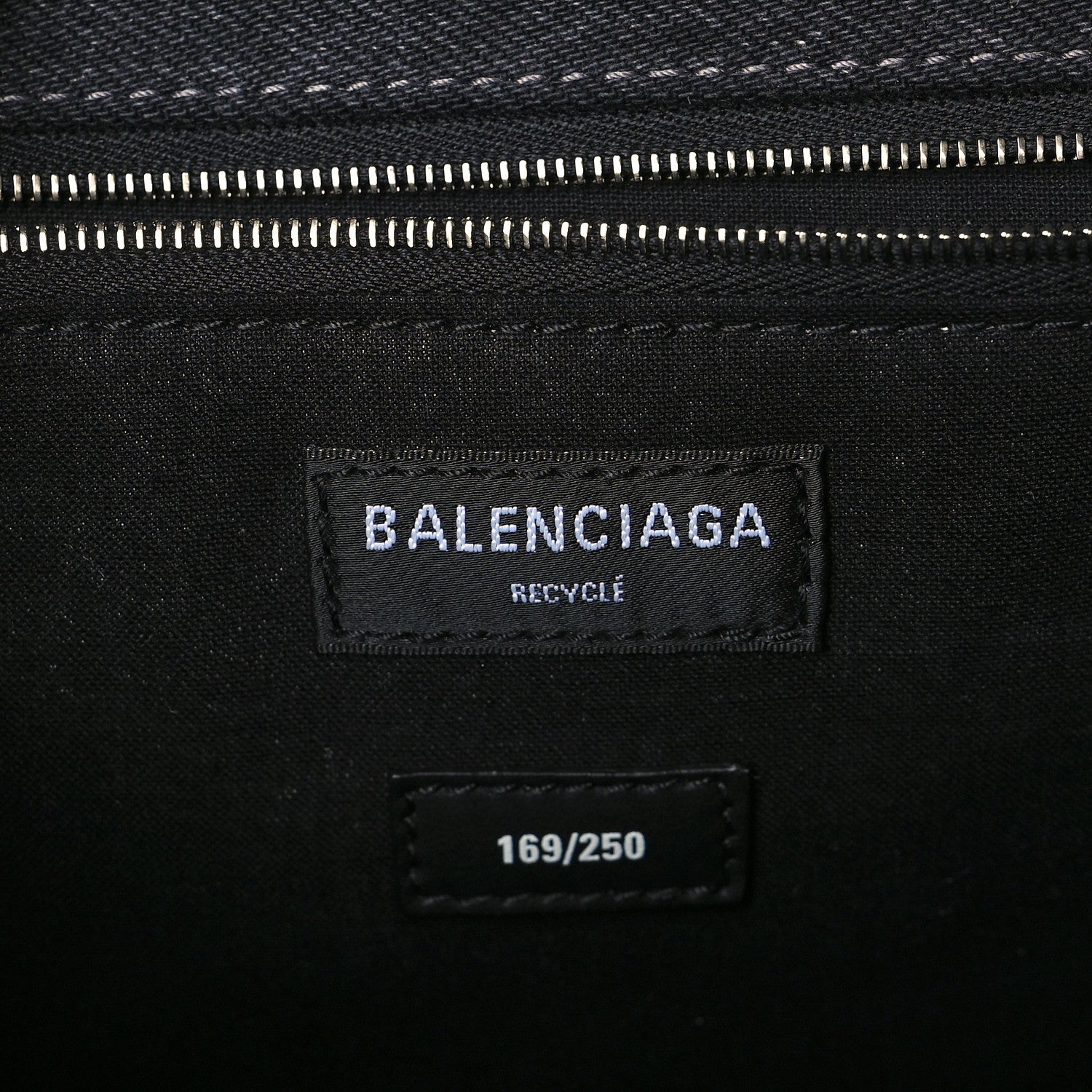 Balenciaga Denim Patchwork Limited Edition Medium Hourglass Top Handle Bag 6 of 10