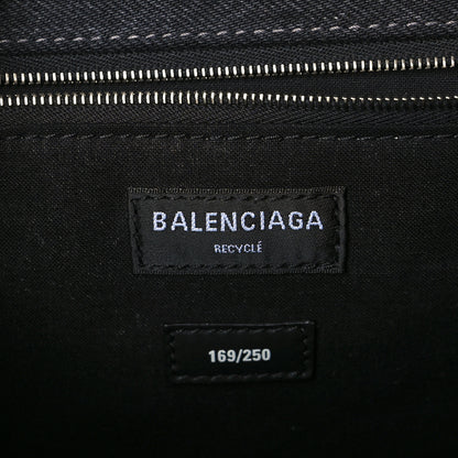 Balenciaga Denim Patchwork Limited Edition Medium Hourglass Top Handle Bag 6 of 10