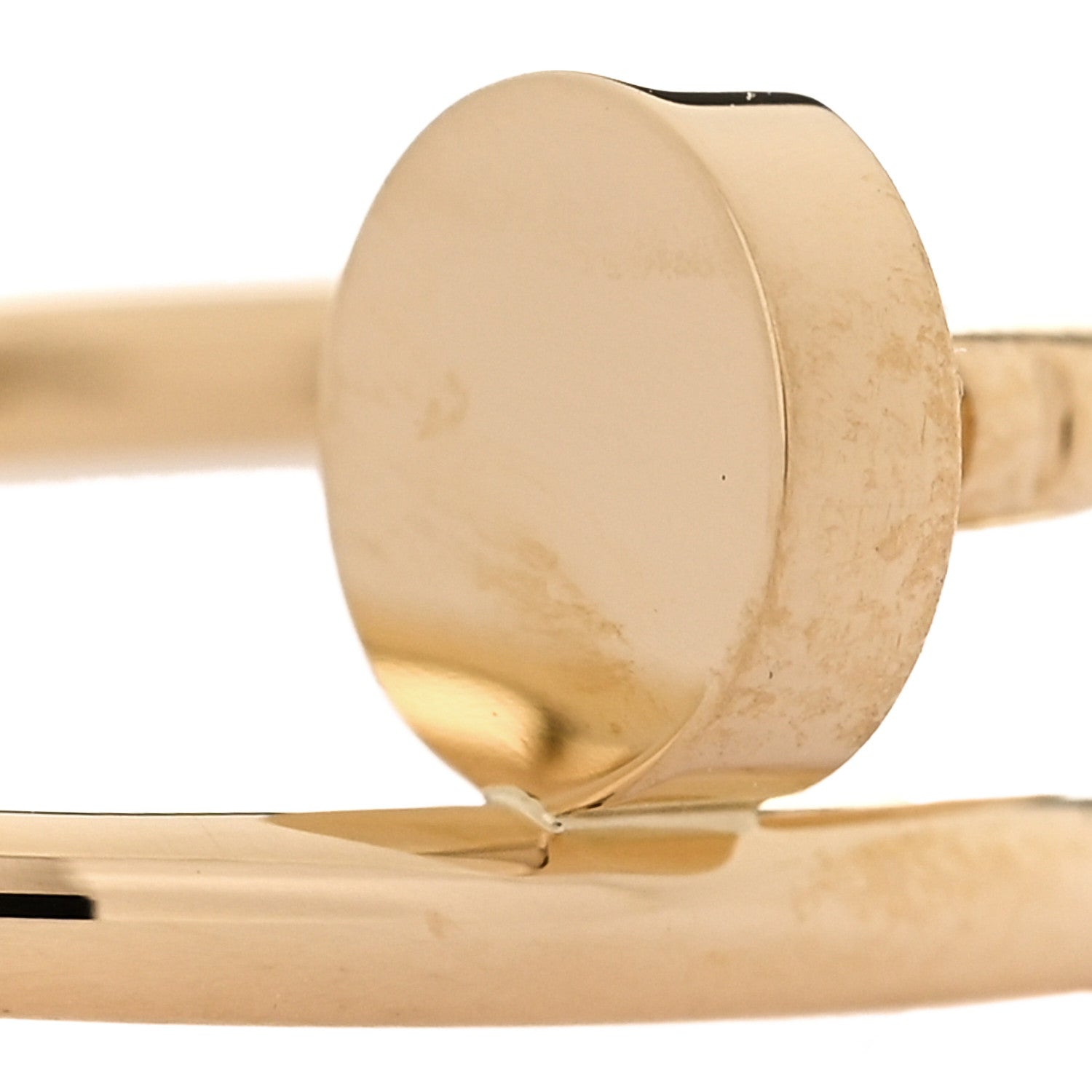 Cartier 18K Yellow Gold Small Juste Un Clou Ring 53 6.25 4 of 6
