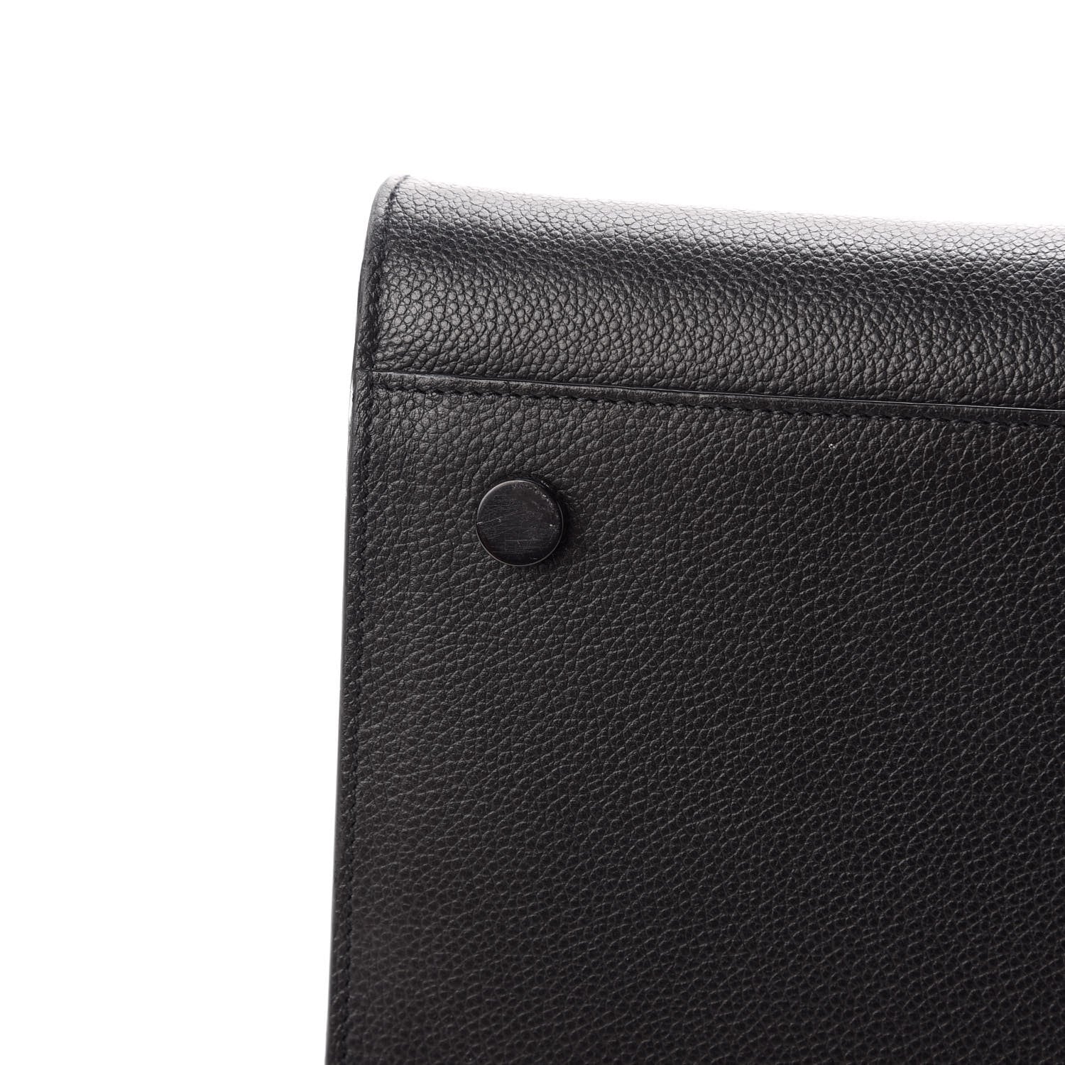Saint Laurent Grained Calfskin Large Sac De Jour Carryall Black 13 of 16