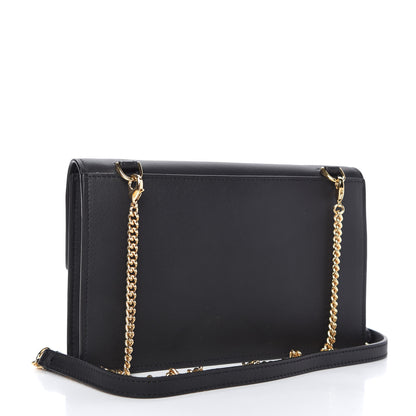 Fendi Vitello Grace Matte Kan U Wallet On Chain Black 3 of 11