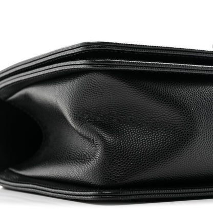 Chanel Caviar Quilted Medium Boy Flap Black 9 of 11