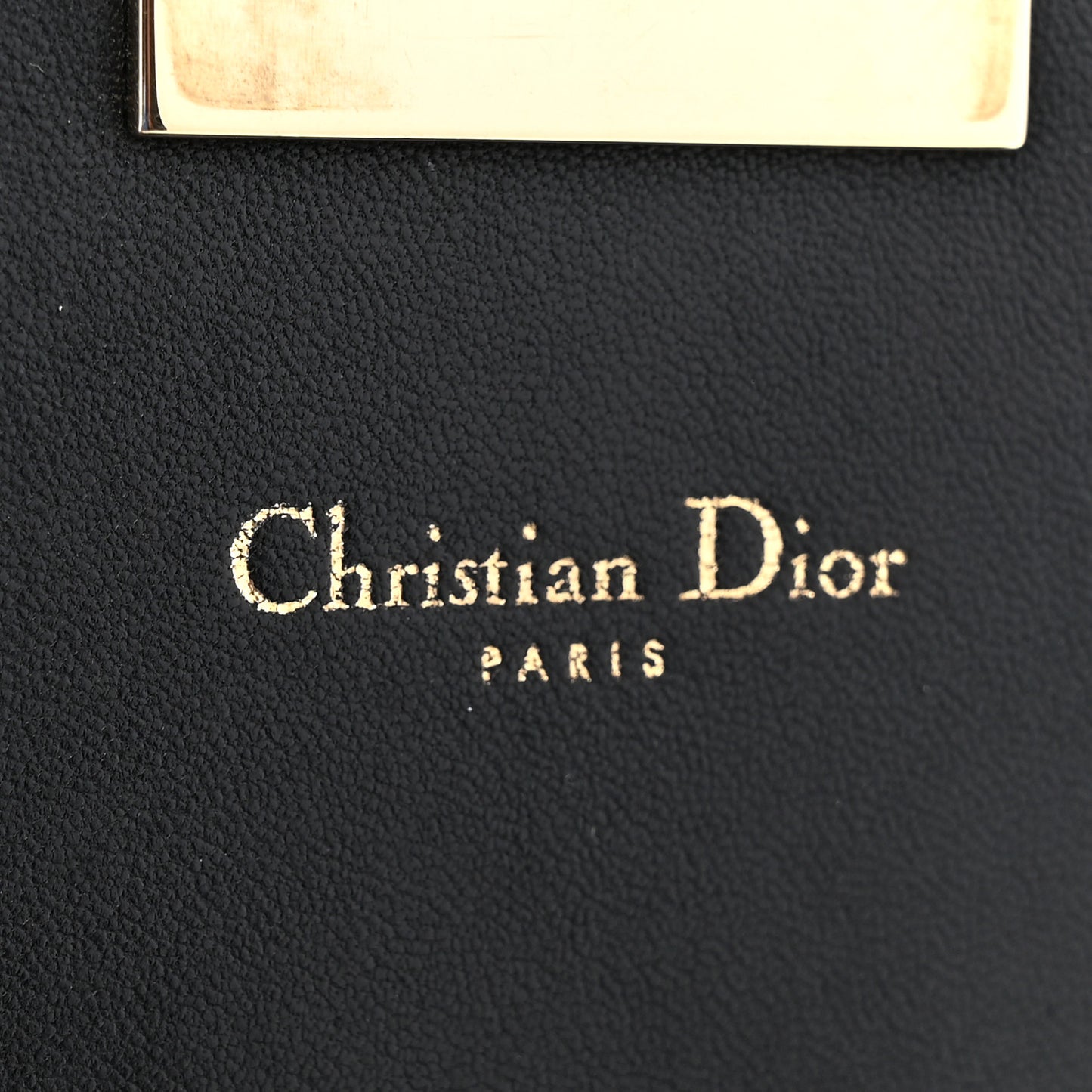 Lambskin Cannage Miss Dior Promenade Pouch Black