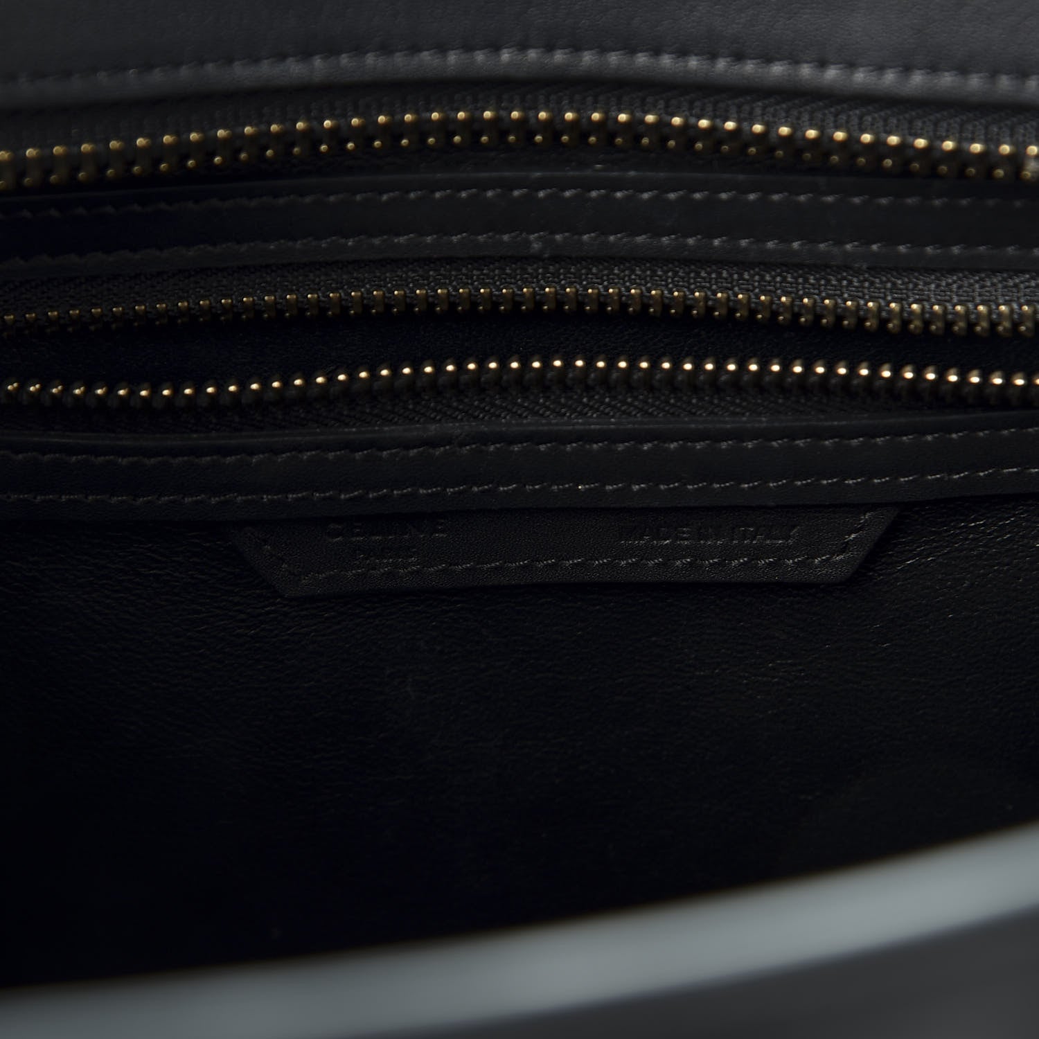 Celine Smooth Calfskin Micro Luggage Black 7 of 9