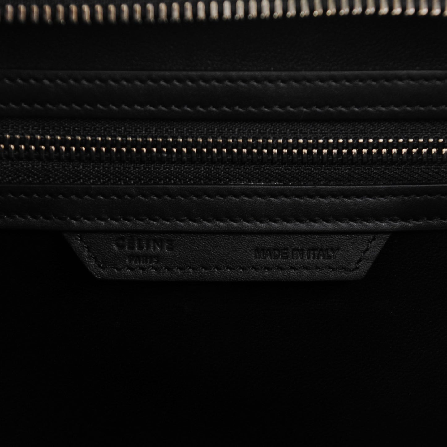 Smooth Calfskin Mini Luggage Black
