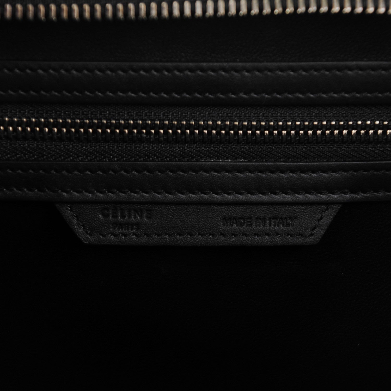 Celine Smooth Calfskin Mini Luggage Black 6 of 7