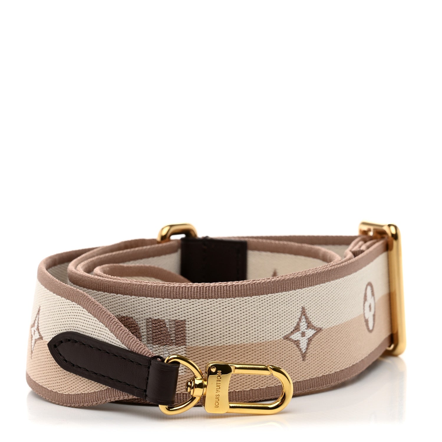 Louis Vuitton Jacquard Speedy Bandouliere 20 Shoulder Strap Beige Brown 1 of 3