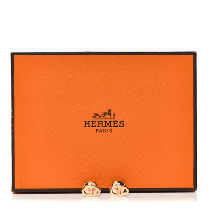 Hermes 18K Rose Gold TPM Farandole Stud Earrings 5 of 5