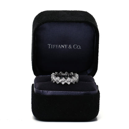 Tiffany Platinum Diamond Aria Eternity Ring 50 5.25 5 of 5