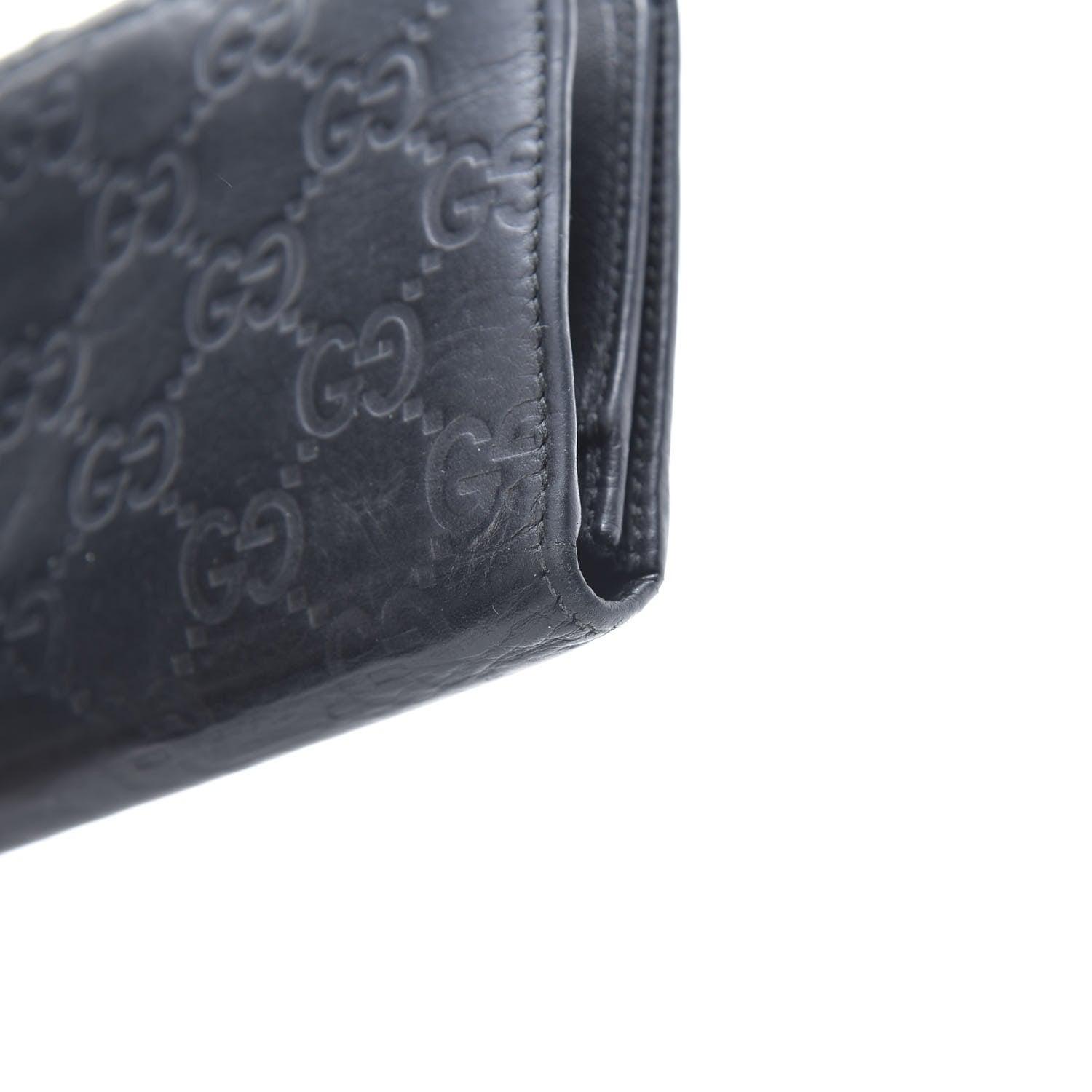 Gucci Guccissima Ladies Web Long Wallet Black 8 of 10