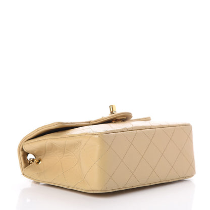 Chanel Lambskin Quilted Mini Square Flap Beige 4 of 8