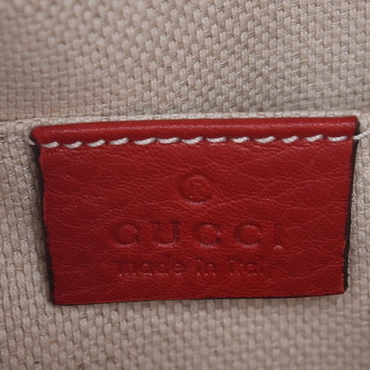 Gucci Pebbled Calfskin Small Soho Disco Bag Tabasco Red 6 of 7