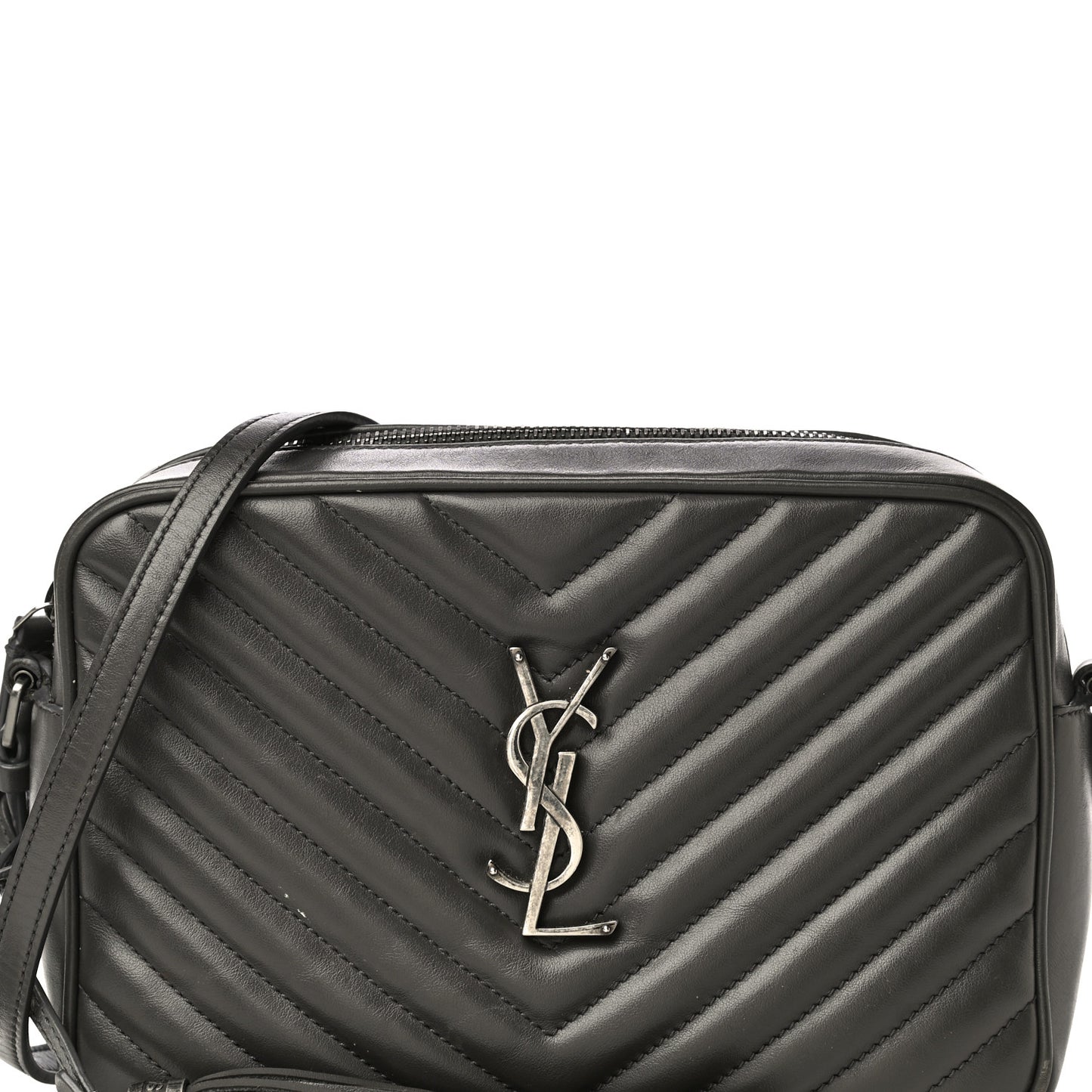 Calfskin Matelasse Monogram Lou Camera Bag Sea Pebble