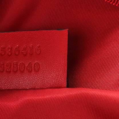 Gucci X DAPPER DAN Calfskin GG Micro Monogram Belt Bag Red 6 of 8