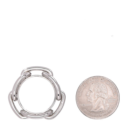 Hermes Palladium Regate Scarf Ring 2 of 8