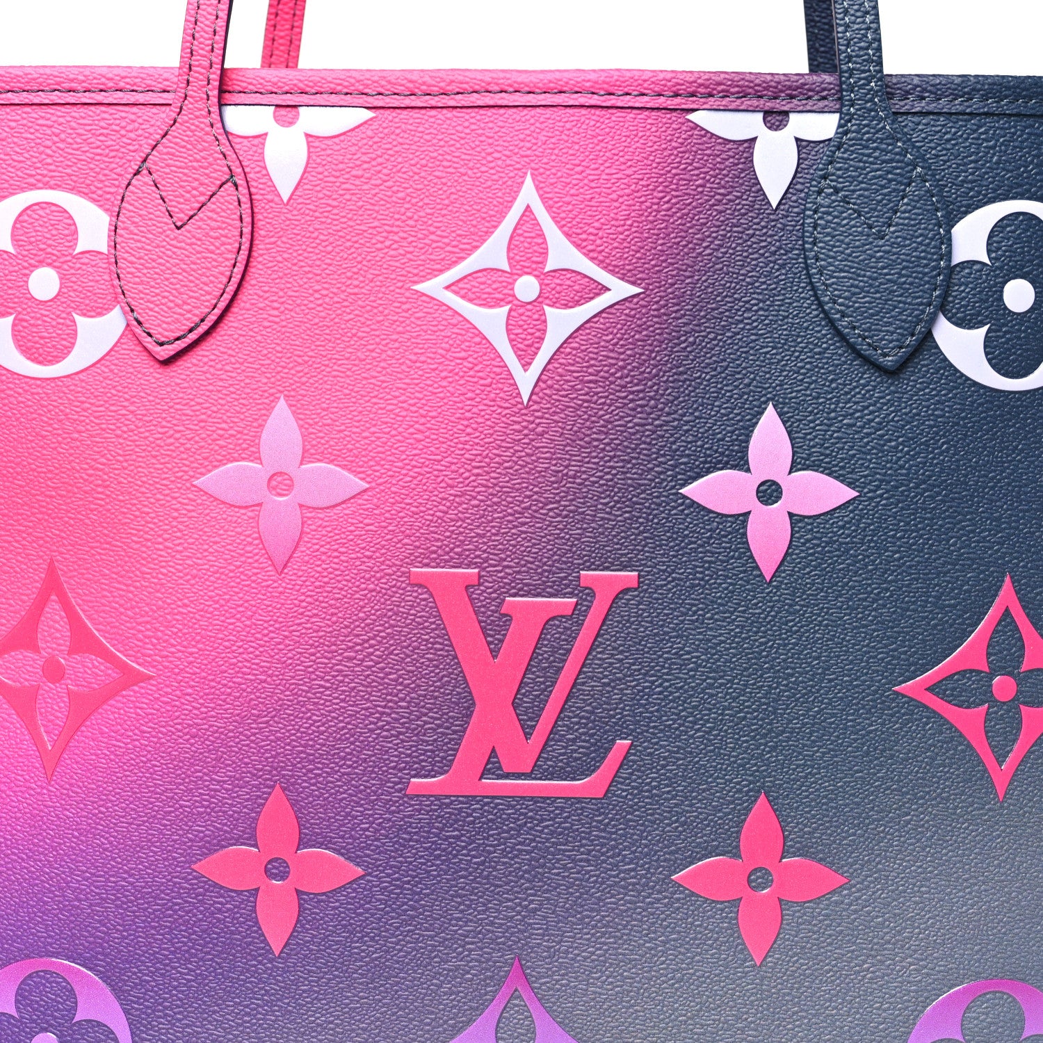 Louis Vuitton Monogram Giant Spring In The City Neverfull MM Midnight Fuchsia 8 of 10