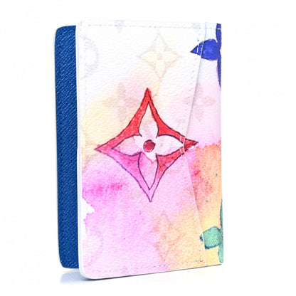 Louis Vuitton Monogram Watercolor Pocket Organizer NM Multicolor 2 of 4