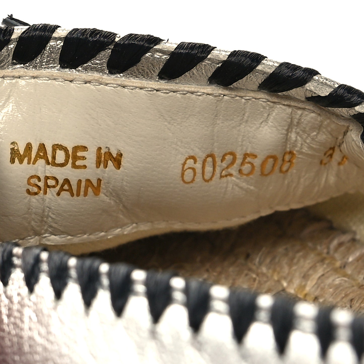 Metallic Nappa GG Marmont Espadrilles 37 Silver