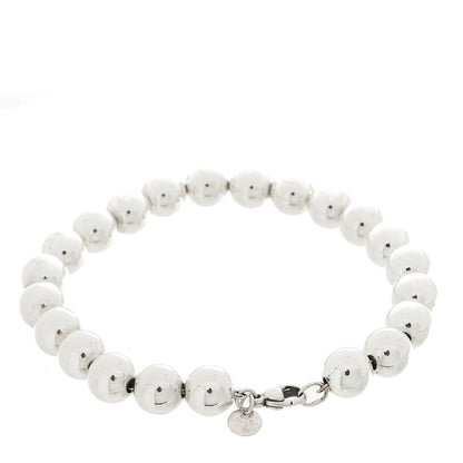 Tiffany Sterling Silver 8mm Hardwear Ball Bracelet 2 of 4