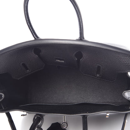 Hermes Togo Birkin 25 Black 7 of 34