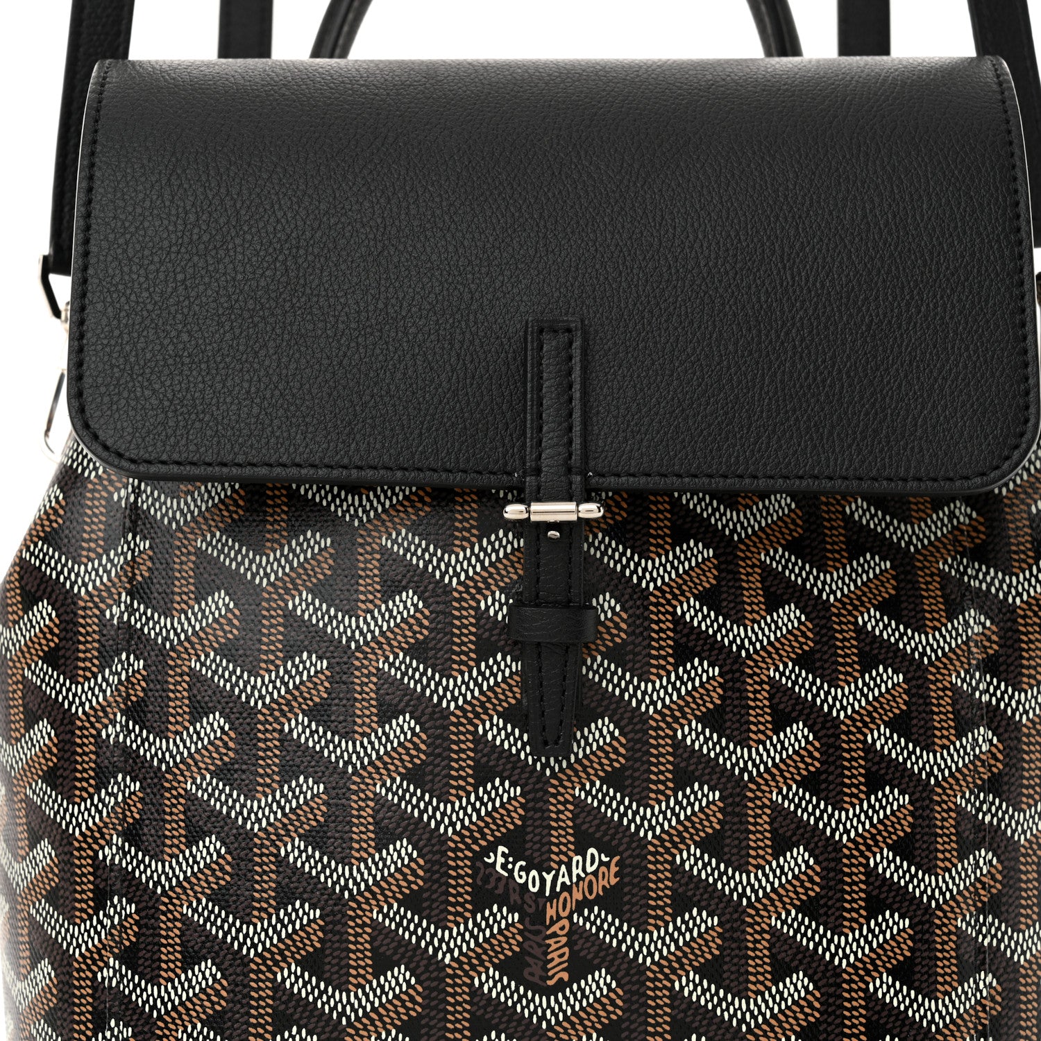 Goyard Goyardine Calfskin Mini Alpin Backpack Black 8 of 10