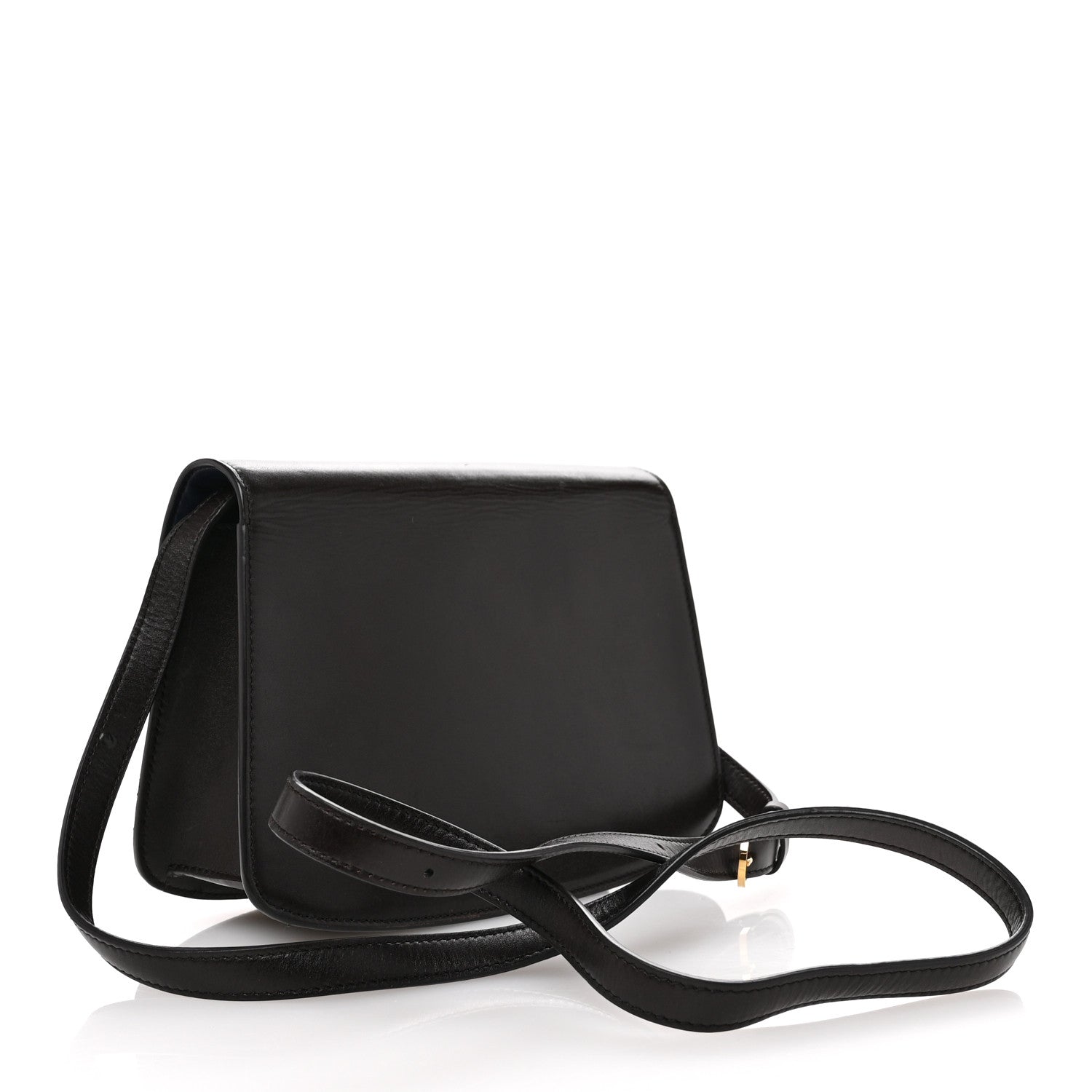 The Row Sleek Calfskin The Sofia 8.75 Crossbody Dark Brown 3 of 11